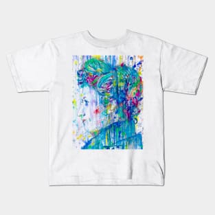 ROSA LUXEMBURG - watercolor portrait .3 Kids T-Shirt